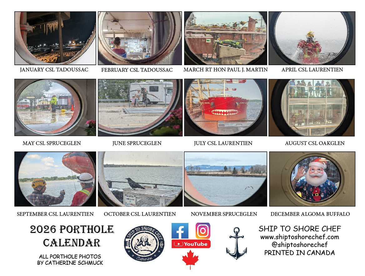 Ship To Shore Chef Calendar